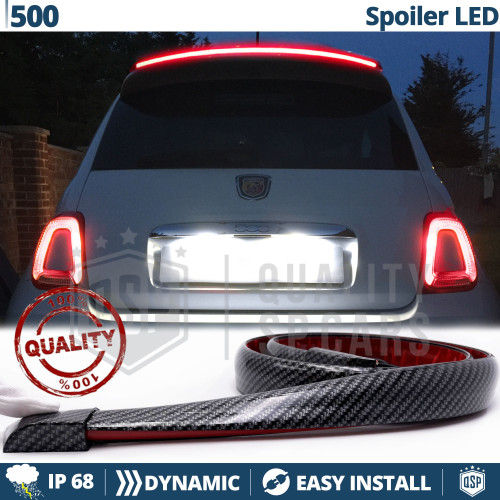 Spoiler led per fiat 500 - led,