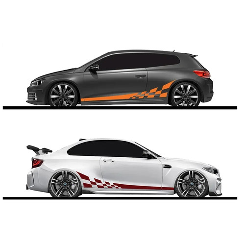Adesivi auto fasce - auto, laterali